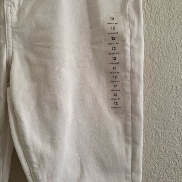 American Eagle White Skinny Jeans with Seam Details - Picture 2 of 5